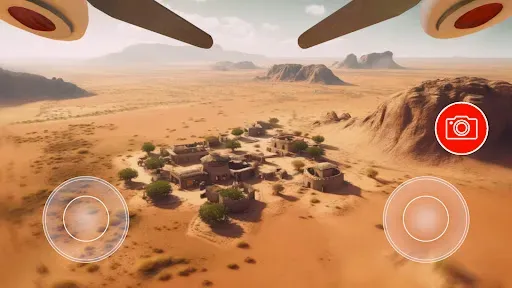 Скриншот 2 — Drone Simulator Desert UAV
