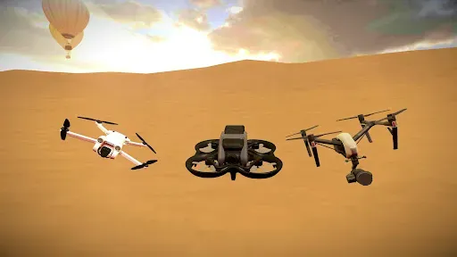 Скриншот 5 — Drone Simulator Desert UAV