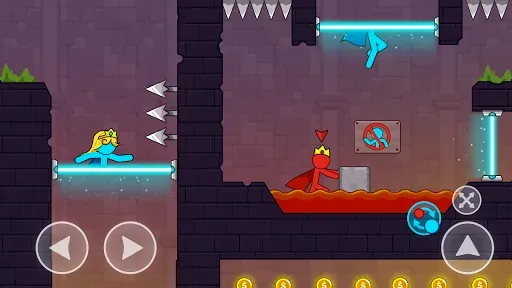 Скриншот 2 — Stick Adventure: Red And Blue