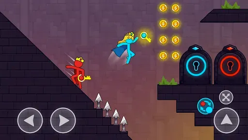 Скриншот 3 — Stick Adventure: Red And Blue