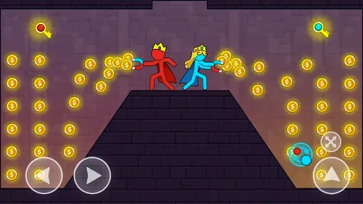 Скриншот 4 — Stick Adventure: Red And Blue