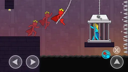 Скриншот 5 — Stick Adventure: Red And Blue