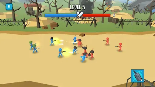 Скриншот 1 — Stick Army: World War Strategy