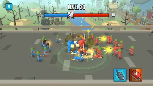 Скриншот 2 — Stick Army: World War Strategy
