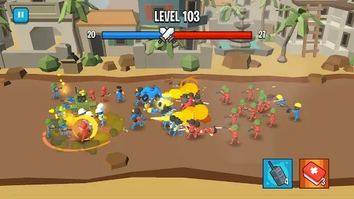 Скриншот 5 — Stick Army: World War Strategy