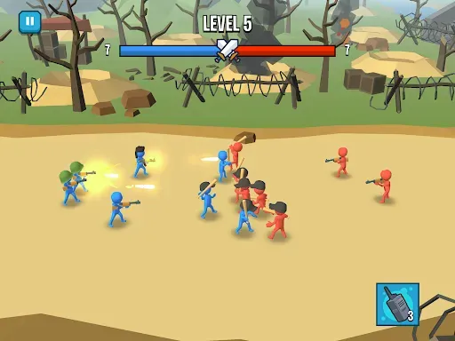 Скриншот 6 — Stick Army: World War Strategy