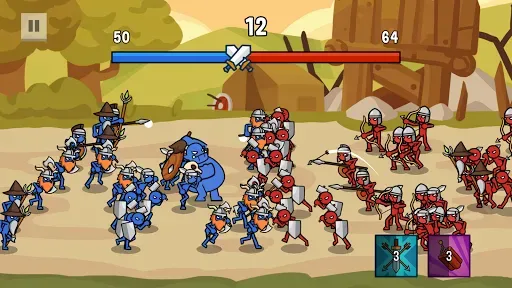 Скриншот 1 — Stick Battle: War of Legions