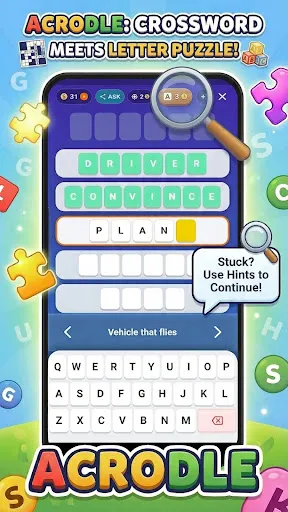 Скриншот 6 — Acrodle: Mystery Crossword