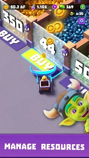 Скриншот 1 — Gold and Goblins - Кликер игры