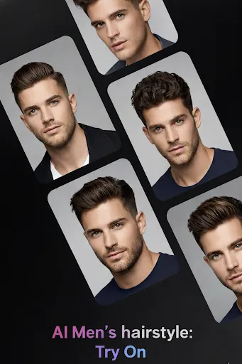 Скриншот 1 — AI Men's Hairstyle: Try On