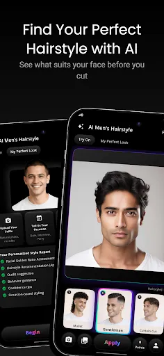 Скриншот 2 — AI Men's Hairstyle: Try On