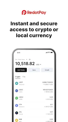 Скриншот 4 — RedotPay: Crypto Card & Pay