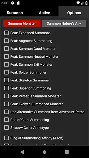 Скриншот 4 — Master Summoner PFRPG 1e