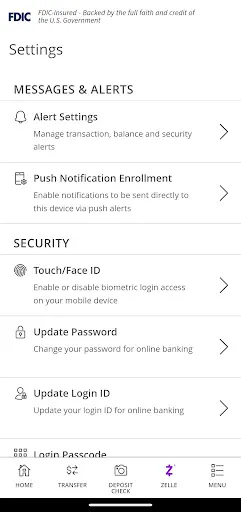 Скриншот 1 — Red River Bank Mobile