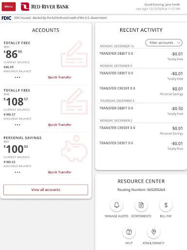 Скриншот 6 — Red River Bank Mobile