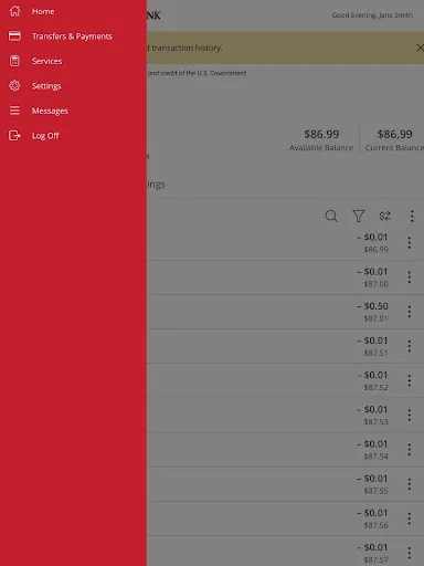 Скриншот 8 — Red River Bank Mobile