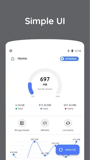 Скриншот 1 — Zero Cleaner: clear cache