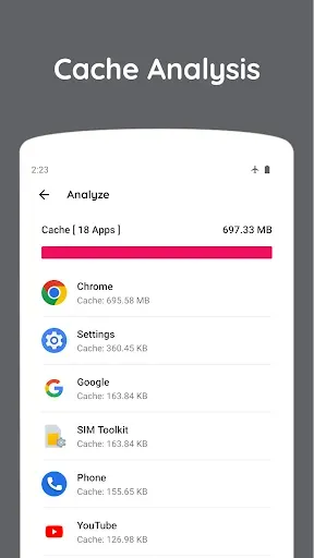 Скриншот 2 — Zero Cleaner: clear cache