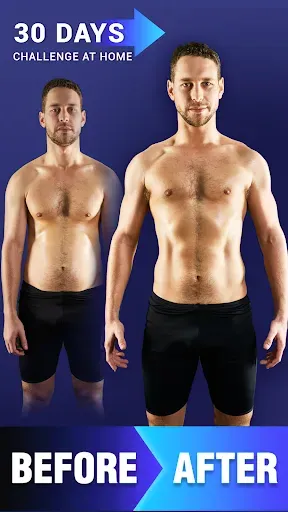 Скриншот 1 — Lose Belly Fat Workout for Men