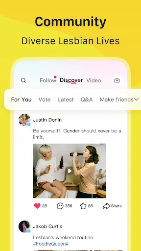 Скриншот 2 — LesPark - Lesbian Community