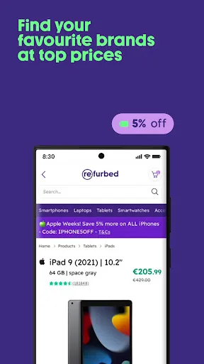 Скриншот 4 — refurbed - Shop Tech Savings