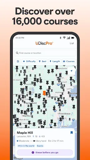 Скриншот 1 — UDisc Disc Golf App