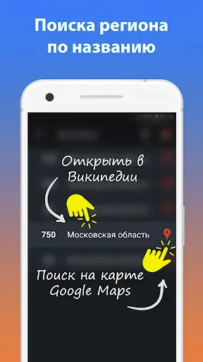 Скриншот 4 — Все коды регионов. Справочник