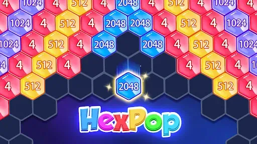 Скриншот 1 — HexPop - Block Puzzle