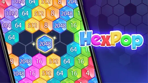 Скриншот 2 — HexPop - Block Puzzle