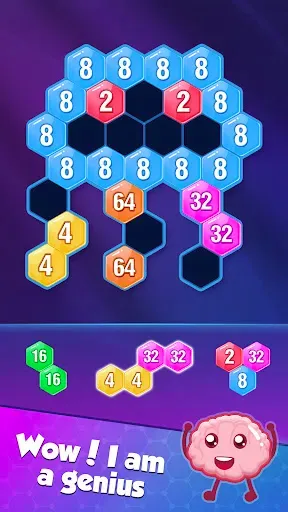 Скриншот 3 — HexPop - Block Puzzle