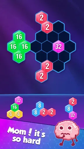 Скриншот 4 — HexPop - Block Puzzle