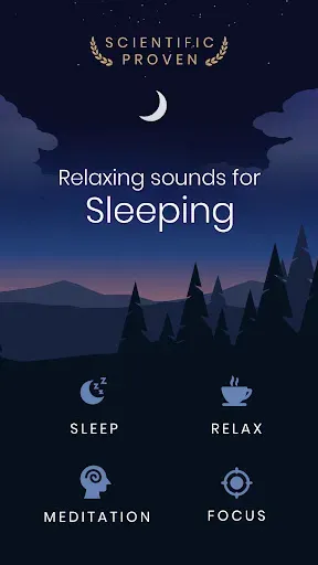 Скриншот 1 — Relaxing Sounds for Sleeping