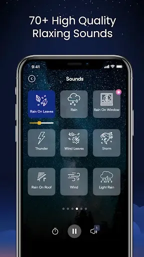 Скриншот 3 — Relaxing Sounds for Sleeping