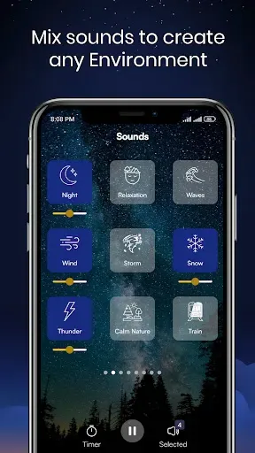 Скриншот 6 — Relaxing Sounds for Sleeping