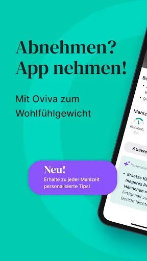 Скриншот 1 — Oviva Direkt: Gesund Abnehmen