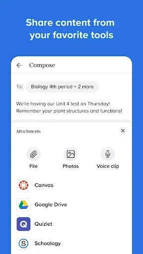 Скриншот 2 — Remind: School Communication