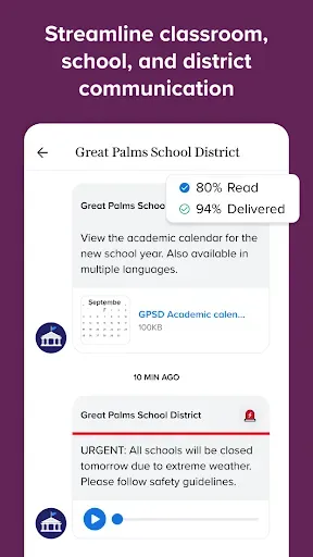 Скриншот 4 — Remind: School Communication