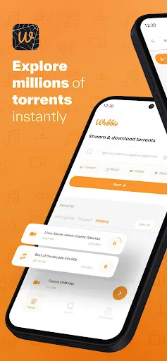 Скриншот 1 — Webbie - Torrent Downloader