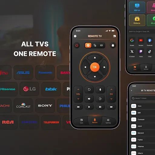 Скриншот 1 — Smart TV Remote: Screen Mirror