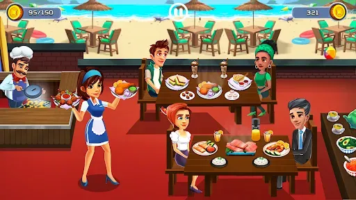 Скриншот 1 — Cooking Cafe - Food Chef
