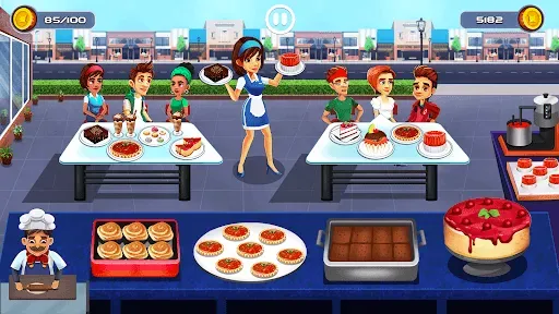 Скриншот 2 — Cooking Cafe - Food Chef