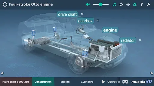 Скриншот 1 — Four-stroke Otto engine 3D
