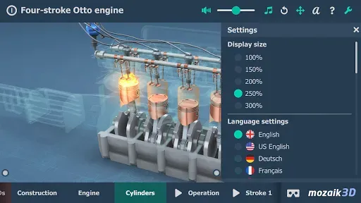 Скриншот 2 — Four-stroke Otto engine 3D