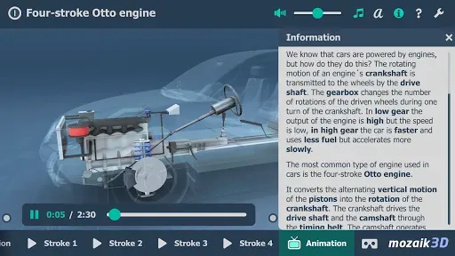 Скриншот 5 — Four-stroke Otto engine 3D