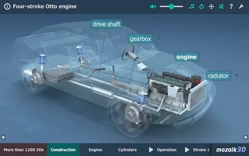 Скриншот 6 — Four-stroke Otto engine 3D