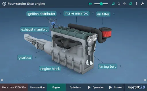 Скриншот 7 — Four-stroke Otto engine 3D