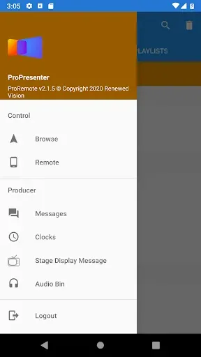 Скриншот 4 — ProPresenter Remote Classic