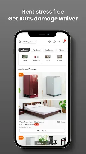 Скриншот 8 — Rentomojo - Furniture on Rent