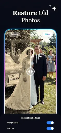 Скриншот 3 — Relumi:AI Retake&Restore Photo