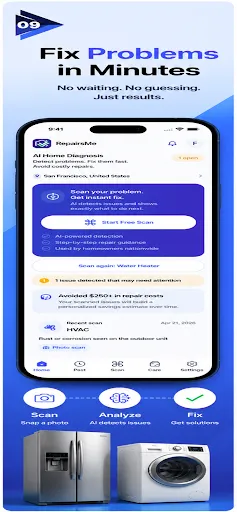 Скриншот 1 — RepairsMe - AI Home Repair